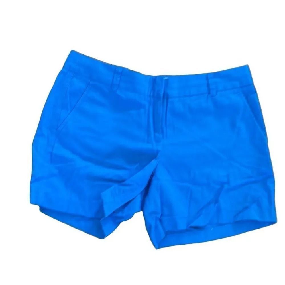JCrew chino shorts, royal blue in color size 8